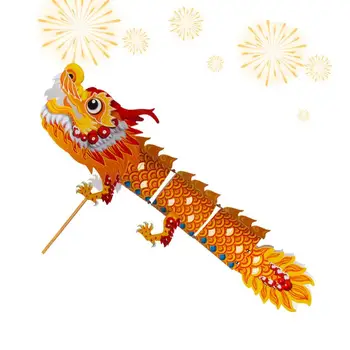 Kitajsko Novo Leto Ročno Luči Plešoči Zmaj DIY Ročno Kitajski Luči Kompleti Tradicionalnih In Praznično Praznovanje Kitajskega