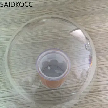 80 mm 100 mm 130 mm dia.Pol krogle PMMA Pregleden Akril polobli kritje jasno organska stekla Mačka gnezdo votla plastična žoga