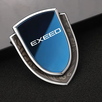 Avto Kovinski 3d Nalepke Auto Logotip Meri Ščit Styling Dekoracijo Nalepke Za Chery Exeed Styling Dodatki