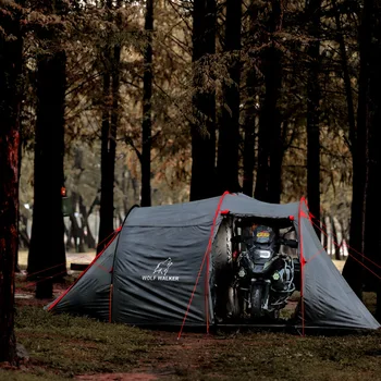 Pohodništvo šotor outdoor kampiranje oblak tourer Dvojne Plasti motorno kolo, skladiščenje 2 človek šotor