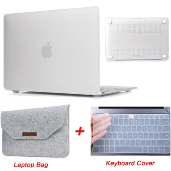 Laptop Primeru Za Apple Macbook, Mac book Air Pro Retina Nov Dotik Vrstici 11 12 13 15 16 palčni Trdi Laptop Zajema Primeru 13.3 Vrečko Lupini