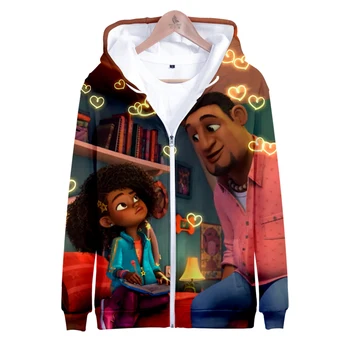 Karma ' s World Zadrgo Majica Ženske Moški pulover s kapuco Unisex Dolg Rokav Harajuku Ulične Ameriški Otroci'Tv 3D Plus Velikost Oblačila