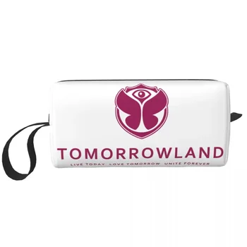 Po Meri Tomorrowlands Potovalni Kozmetični Vrečko Belgijski Elektronske Plesne Glasbe Festival Toaletnih Ličila Ženske Lepote Shranjevanje Dopp Kit