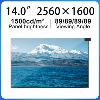 14inch lcd zasloni 2560 x 1600 NE140QDM-N81 LCD Zaslon, 14inch IPS LED Zaslon Matrika Zamenjava 14.0