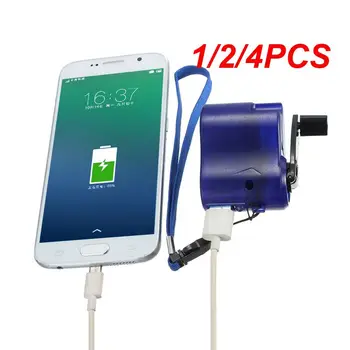 1/2/4PCS USB strani-koljenast Telefon polnilnik Prostem Pohodništvo, kampiranje zasilni generator Prenosni sili telefon polnilnik