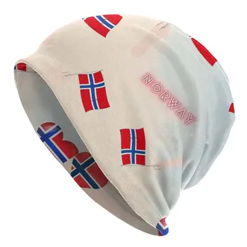 Ljubim Norveškem, V Mojem Srcu, Bonnet Klobuk Pletenje Kape Kul Prostem Skullies Beanies Pokrivalo Moški Ženske Pomlad Glavo Ovijte Kape