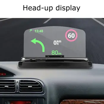 1 Kos Mobilni telefon, držalo HUD avto navigacija projektor head-up zaslon QI brezžični polnilnik avto nosilec