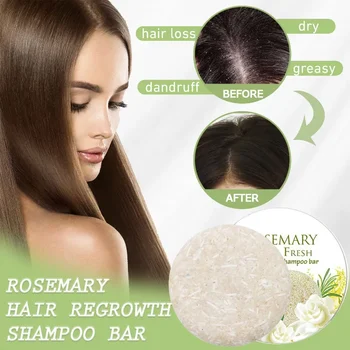 Rožmarin rast Dlak Šampon Bar Anti Hair Loss Milo,Naravnih Organskih Spodbuja Rast Las,Proti prhljaju Anti-srbenje Pranje Nego