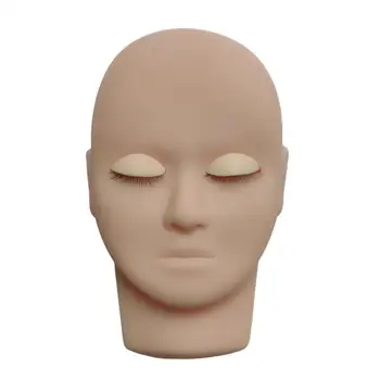 Lash Manekenka Glavo Simulirane z Odstranljivo Veke Večnamensko Lažno Trepalnic Razširitve Praksi Glavo Model Make Up Dobave