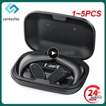 1~5PCS TWS Kostne Prevodnosti Brezžične Slušalke Gaming 9D HiFi Stereo Svetlobe Slušalke Športna Fitnes Vožnje Uho