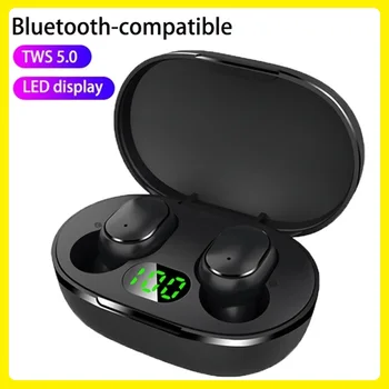 TWS E6S Bluetooth Slušalke Brezžične bluetooth slušalke šumov Slušalke Z Mikrofonom Slušalke Za Xiaomi Redmi