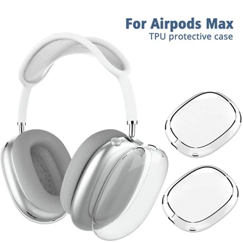 1 Par Slušalke Primerih za Airpods Max Primerih Anti Fingerprint Apple Slušalke Primerih Kritje Airpods Dustproof Primerih iPhone Primerih,