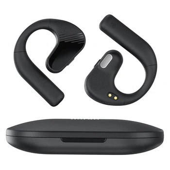 Nurati N2 TOKOV Odprite Bluetooth Slušalke, Izredno Visoko Kakovost Zvoka, Ultra-tanek Polnjenje Primeru, Črna