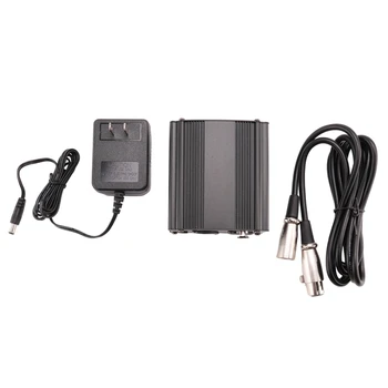 Za 48V Fantomsko Napajanje Bm 800 Mikrofon Oskrbe S Adapter XLR Audio Kabel Za kakršno Koli Snemanje Glasbe Oprema