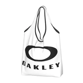 Oakleys Logotip Trgovina Vrečke Trajne Veliko Povratnih Recikliranje Zložljive Težka Nakupovanje Eko Vrečko Lahek Stroj
