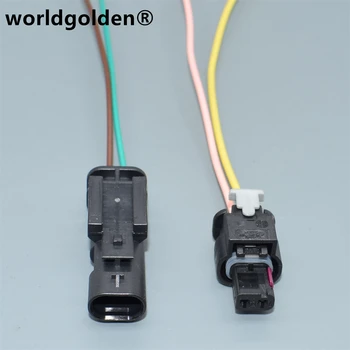 worldgolden auto 1,2 mm goriva napajanje priključek žice vpliv senzor svečke 0-2112986-1 1-1718643-1 Za VW Audi 4F0973702