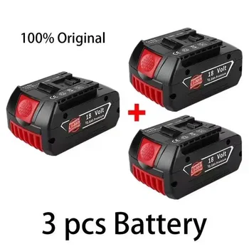 Batterie Litij-ionska 18V 10ah Polnilna Pour Perceuse électrique Bosch BAT609 BAT609G BAT618 BAT618G BAT614 + 1 Polnilnik