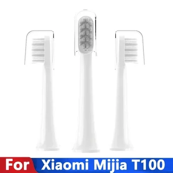 3Pieces Ščetko Glave Za Xiaomi Mijia T100 Mi Pametna Električna zobna ščetka Zamenjava