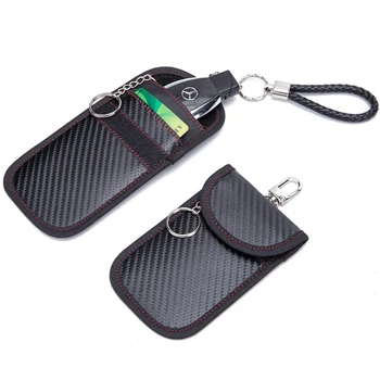 Slim Minimalističen Tipko Vrečko Moške Sprednji Žep Keychain Denarnice RFID Blokiranje Imetnik Kreditne Kartice Organizator Torbica Lahki Tipko Primeru