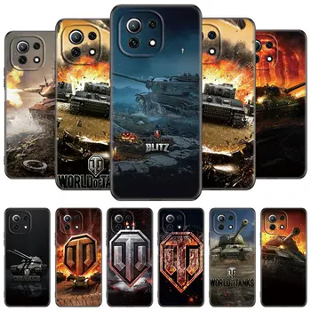 Igra World of Tanks Primeru Telefon Za Xiaomi Mi Redmi POCO X3 NFC GT F3 M3 10T 11T 7 7A K20 K40 Pro 11i A2 11 Lite CiVi Črni Pokrov