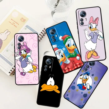 Anime Srčkan Donald Duck Za Xiaomi Mi 13 12T 12 11T 11i 11 A3 10T 10 CC9E 9 Pro Lite Ultra 5G Black Primeru Telefon