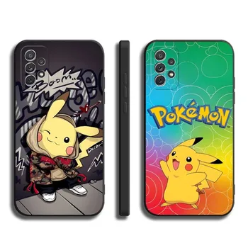 Pokemon Pikachu Primeru Telefon Za Samsung A14 A52 A53 A73 A32 A54 A33 A13 A21 A34 A71 A31 A22 A50 A20 A40 A23 Zadnji Pokrovček