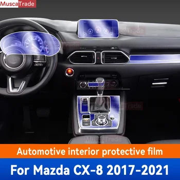 Za Mazda CX 8 CX8 2017-2021 Avto Notranjosti sredinski konzoli, Pregleden TPU Zaščitno folijo Anti-scratch Popravila film 2015 2016 2019