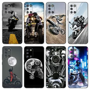 Moto Cross Motocikla Šport Primeru Telefon Za Samsung A01 A03 Jedro A02 A10 A20 S A20E A30 A40 A41 A5 A6 A8 Plus A7 A9 2018 Pokrov
