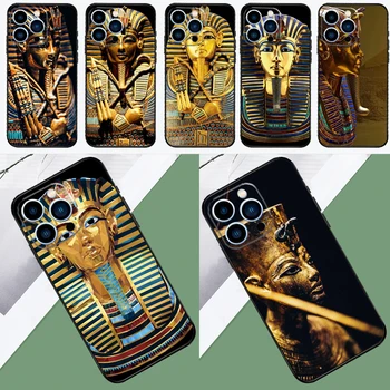Egipt Kralj Tutankhamun Primeru Telefon Za iPhone 15 14 13 12 11 Max Pro XS X XR SE2 7 Plus 8 13 12 Mini Kritje Coque