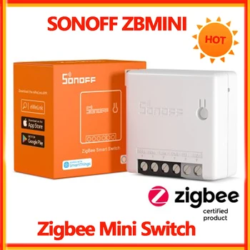 Sonoff ZBMini Zigbee Mini DIY Smart Stikalo Pametni Dom dvosmerni Daljinski upravljalnik Stikalo Prek Ewelink APP Delo z Zigbee Prehod Središče