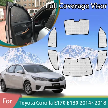 Avto Sončnega Za Toyota Corolla E170 E180 2014 2015 2016 2017 2018 Auto Dodatki Dežnik Varstvo Suncobran Okno Nalepke