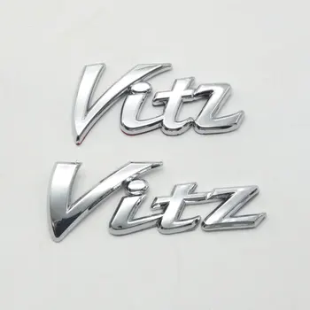 Za Vitz Chrome Emblem Hatchback Značko Črke Zadaj Prtljažnik Tovarniška Ploščica