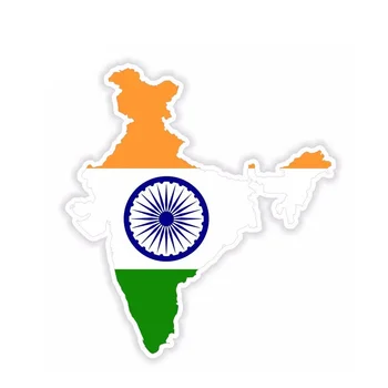 Visoka Kakovost Ustvarjalne Indija Zemljevid Modeliranje Nalepke PVC Avto Nalepke Motoristična Čelada Nepremočljiva samolepilne Nalepke Dekor