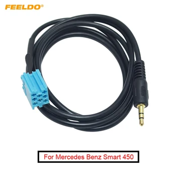 FEELDO 10Pcs Avto CD Radio Audio 3,5 mm 8-Pin AUX Priključite Kabel Vhod Adapter za Mercedes Benz, Smart 450 AUX Žice Kabel #AM5803