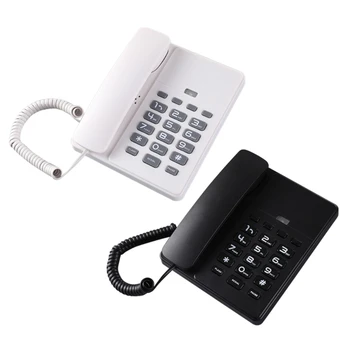 HCD Strip Stacionarnega Telefona Telefon z Mute, in ponovno klicanje Telefoni Domači Mizi Telefon Dve Dropship