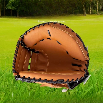 Strokovno Usposabljanje za Baseball, Rokavice za pobiranje Trave se Zgosti PVC Imitacijo Cowhide Baseball Softball Rokavice, ki Prejemajo Rokavice